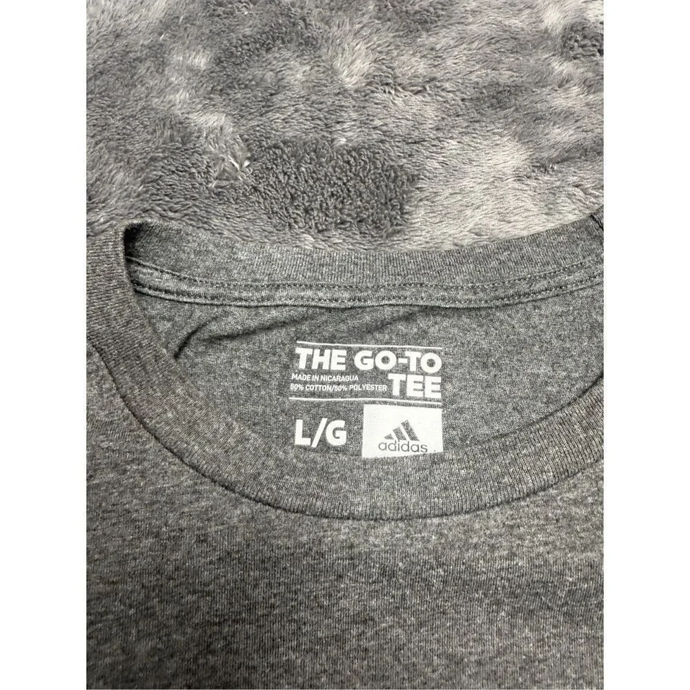 Grey Adidas Men’s Large GoTo Tee #AdidasTee